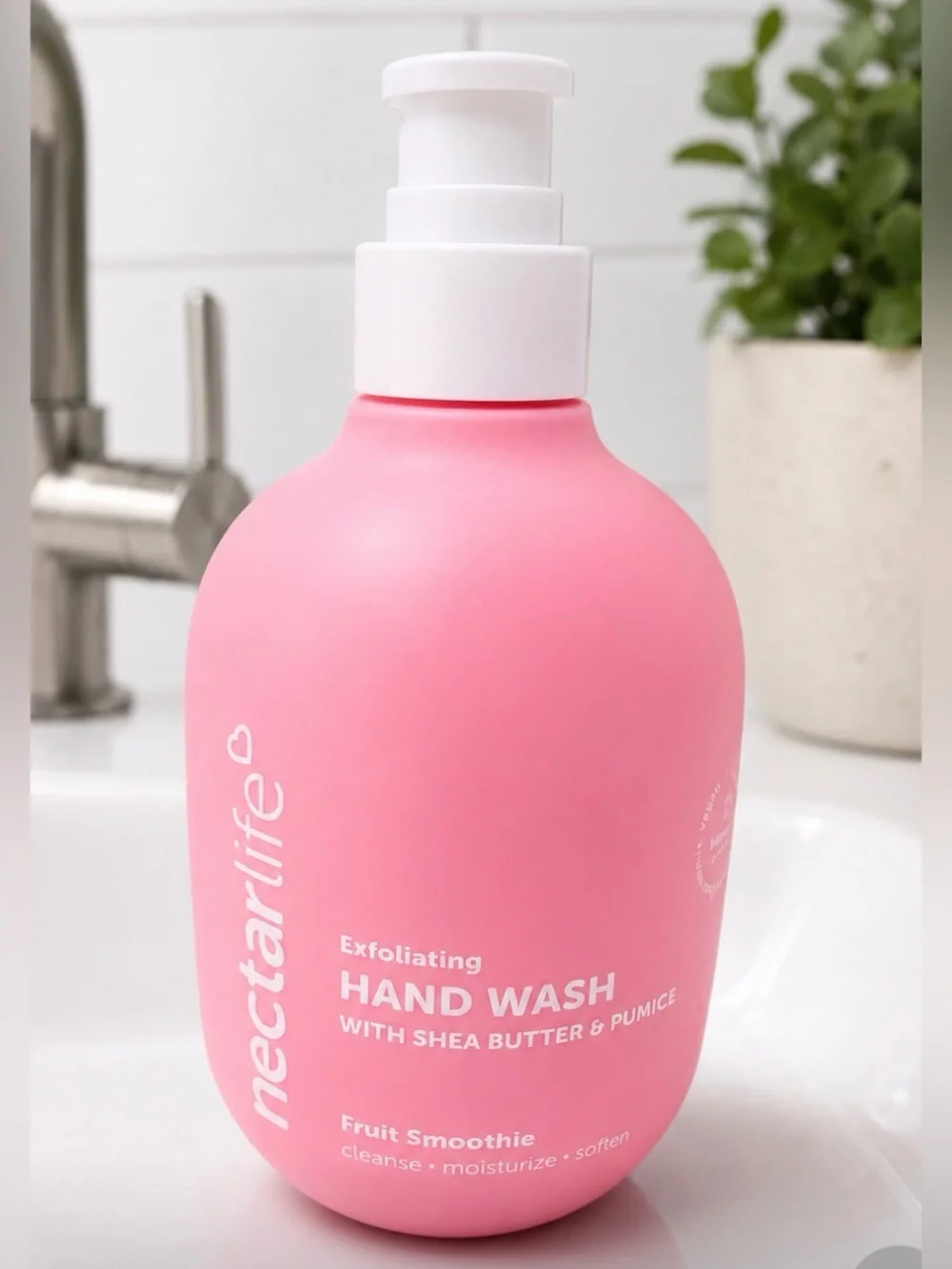 NectarLife Exfoliating Hand Wash - Pink (Fruit Smoothie)